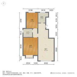 中核海润府海雅园2室1厅96.31㎡139.9万二手房图片