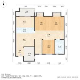 榕耀之城B区3室2厅89㎡117万二手房图片