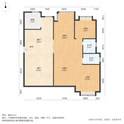 中联名城二区4室2厅146.84㎡230万二手房图片