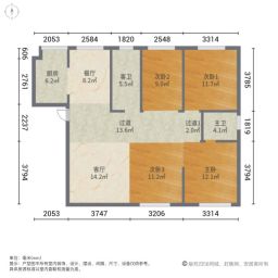 龙江玖锦阁4室2厅140㎡133万二手房图片