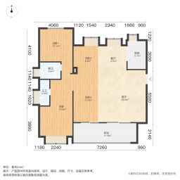 中庚香汇融江4室2厅132.92㎡159万二手房图片