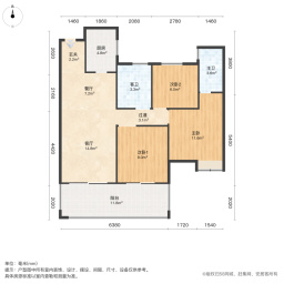 明昇壹城3室2厅105.66㎡158万二手房图片