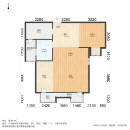 绿地香树花城3室2厅93.61㎡106万二手房图片