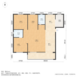 龙江玖锦阁4室2厅140㎡166万二手房图片