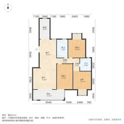 天心金桂园住宅小区3室2厅122㎡130万二手房图片