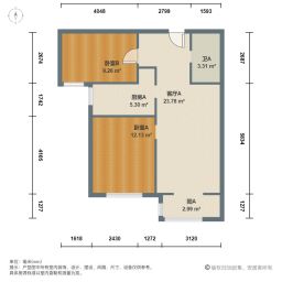 龙峰嘉园2室1厅83.88㎡104万二手房图片