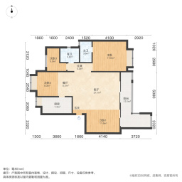 中庚香汇融江4室2厅136㎡136万二手房图片