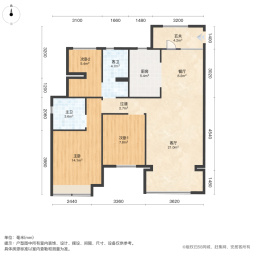 保利叁仟栋(三期)3室2厅118㎡65万二手房图片