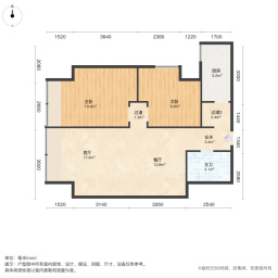 建邦华庭2室2厅96.89㎡225万二手房图片