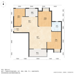 鹏湖湾3室2厅101.5㎡96万二手房图片