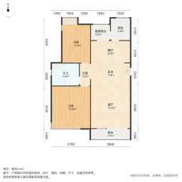 金地格林世界橡树苑2室2厅94.6㎡143万二手房图片