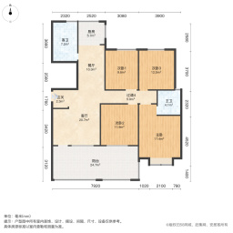 丹桂苑4室2厅156㎡84万二手房图片