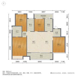 康桥悦蓉园4室2厅162.2㎡320万二手房图片