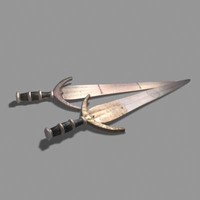 Messer royalty-free 3d model - Preview no. 3