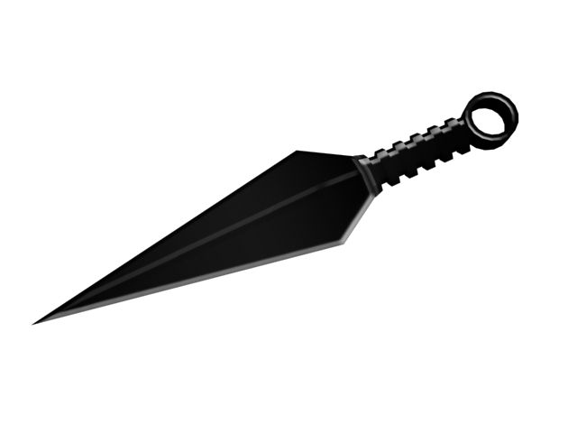 Kunai (Ninja Throwing Knife) 3d model