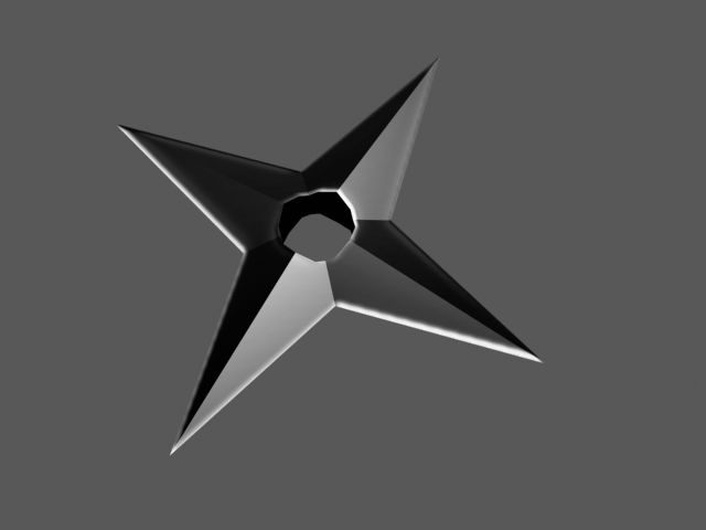 Star Shuriken（投掷之星） 3d model