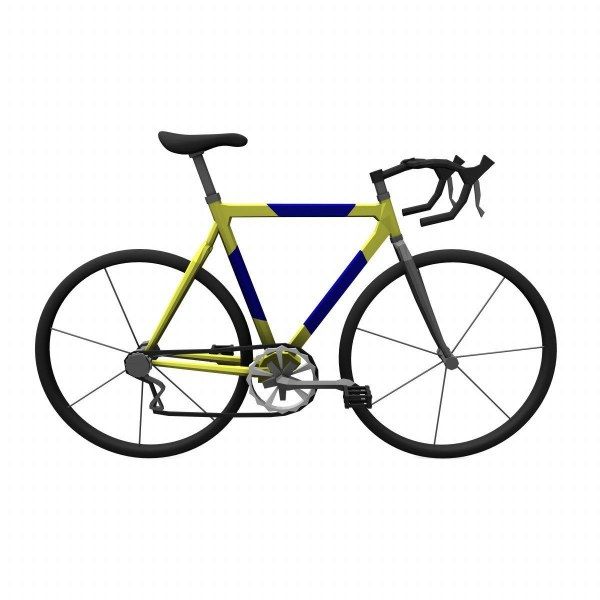 bicicletta 3d model