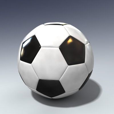 Fußball 3d model