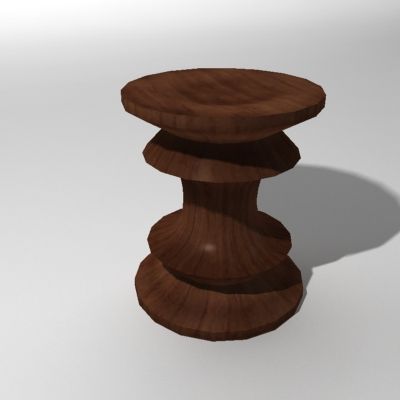 Eames Time-Life Stool 3d model