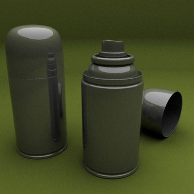 spray 3d model