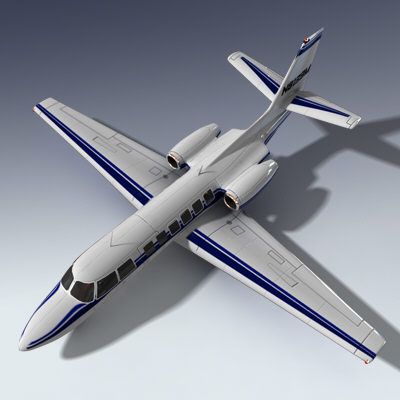 Corporate Jet Aircraft 3d model