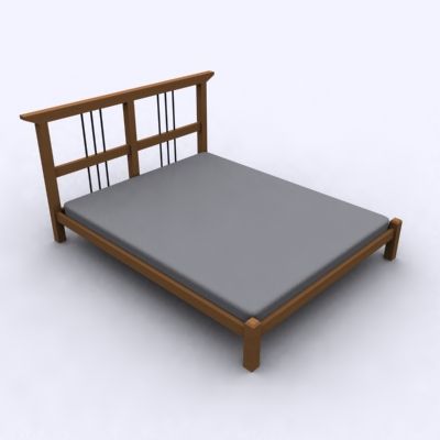 IKEA Bed 3d model