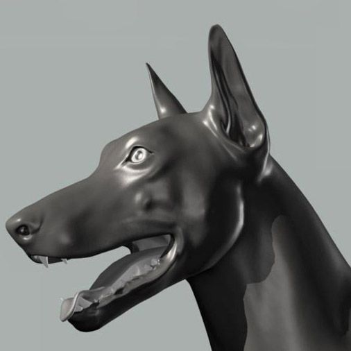 Dog Obj 3d model