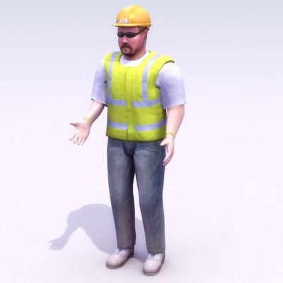 Arbeiter C 3d model