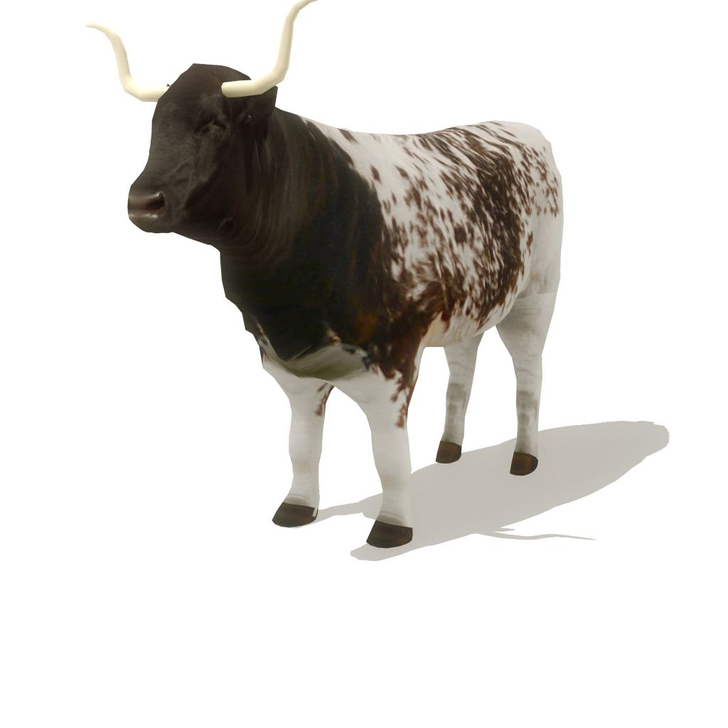 Longhorned_Cow 3d model