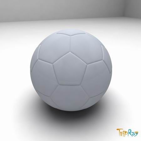 Calcio royalty-free 3d model - Preview no. 2