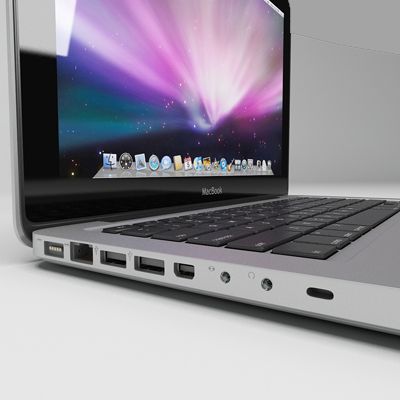 Macbook Pro Notebook 13 pollici 3d model