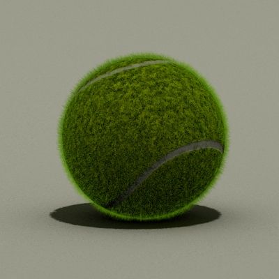 Palla da tennis 3d model