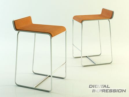 Sgabello Chair 50 3d model