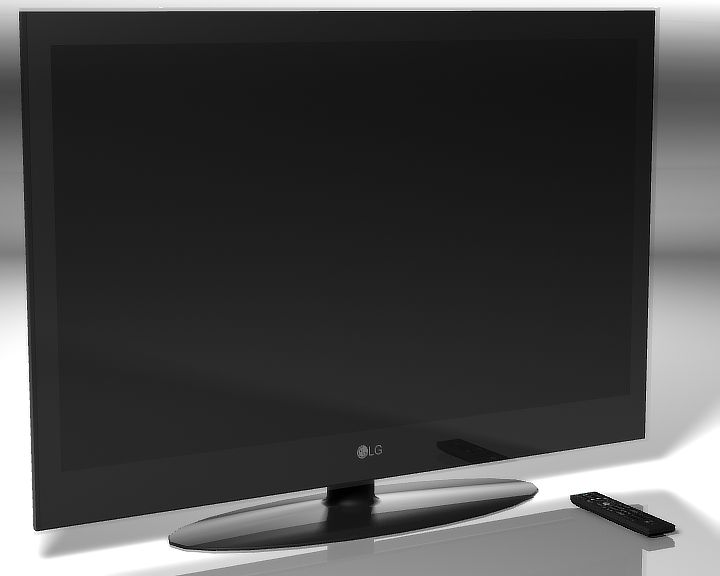 LG Plasma HDTV 60 pollici 3d model