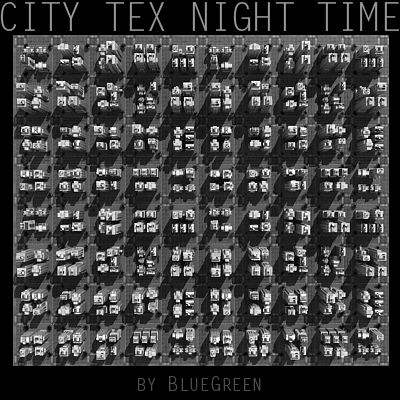 Ciudad Tex Night Time royalty-free modelo 3d - Preview no. 16