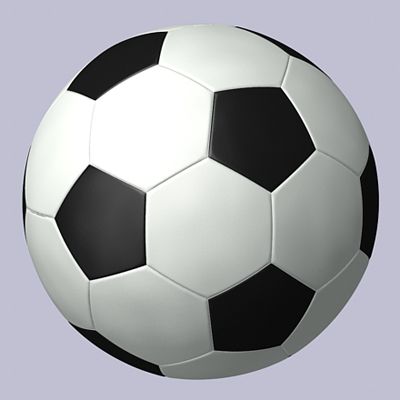 pallone da calcio 3d model