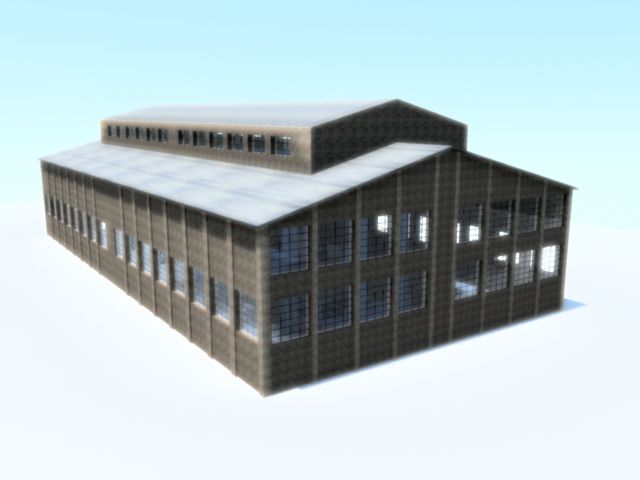 OUDE PAKHUIS royalty-free 3d model - Preview no. 2