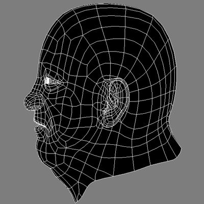 Character - Head - 3 royalty-free 3d model - Preview no. 10