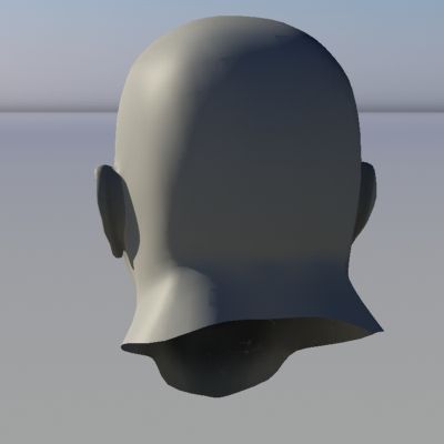 Character - Head - 3 royalty-free 3d model - Preview no. 4