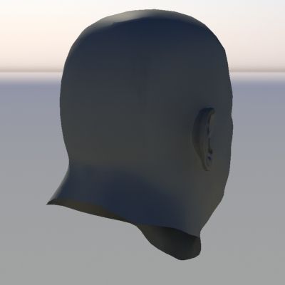 Character - Head - 3 royalty-free 3d model - Preview no. 6