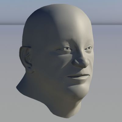 Character - Head - 3 royalty-free 3d model - Preview no. 8