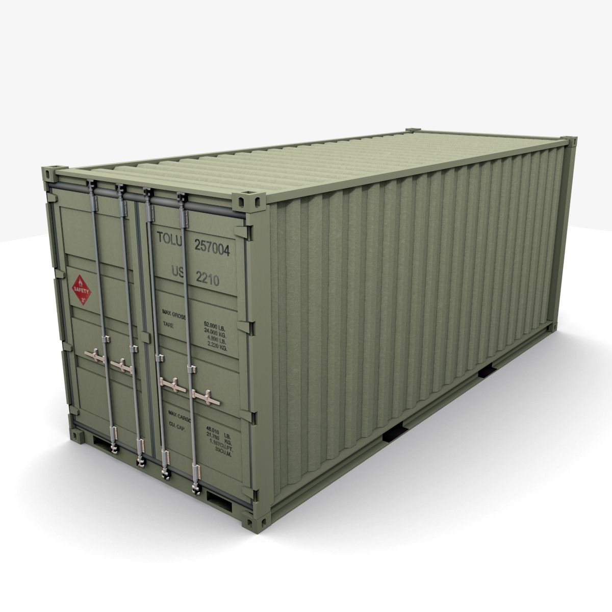 Verzendcontainer 3d model