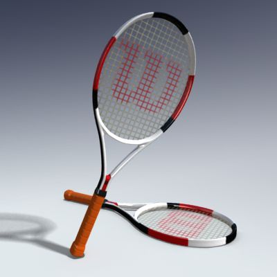 Tennisracket 3d model