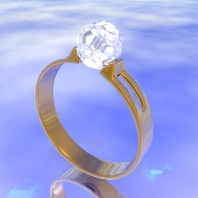 Diamond ring 3d model