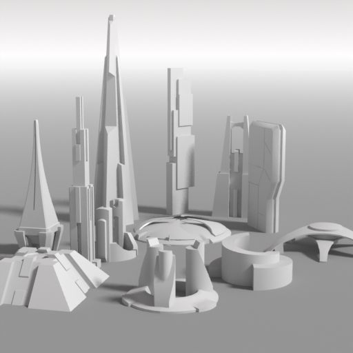 Futuristische Architektur 2 3d model