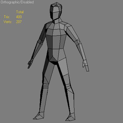 Low Poly Man 3d model