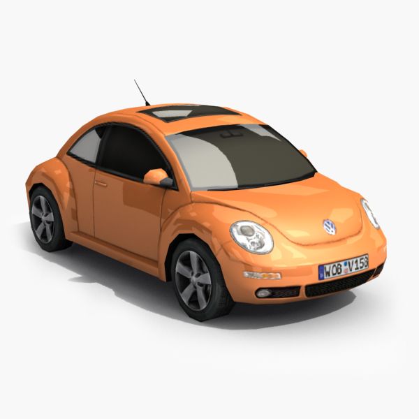 VW Beetle ny 3d model