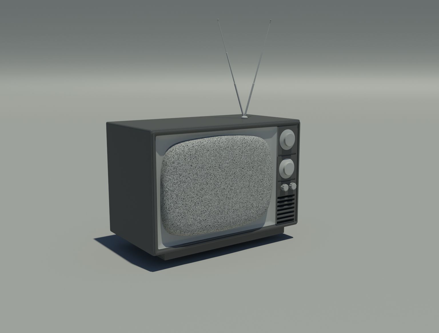 oude televisie 3d model