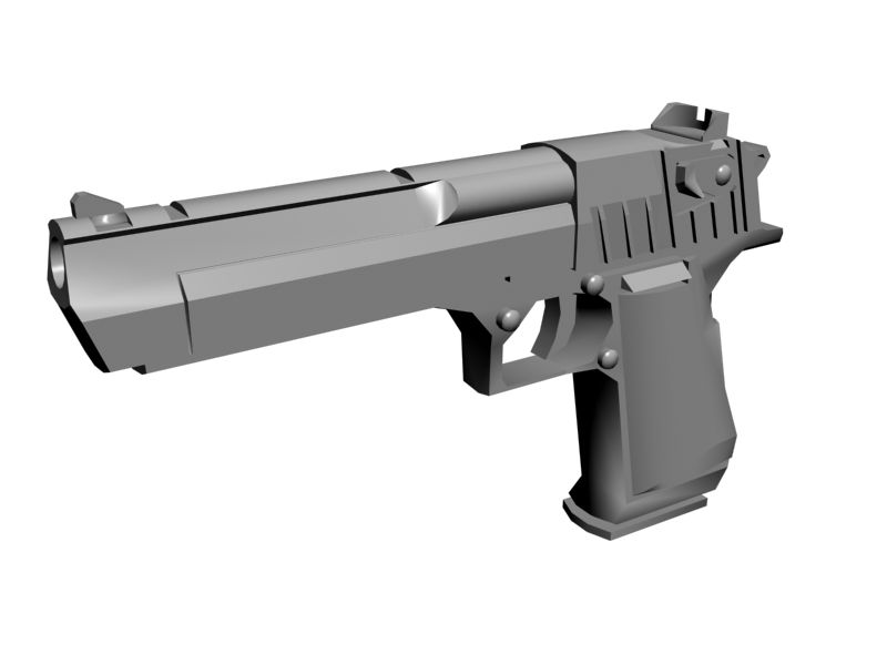 Desert Eagle .50 3d model