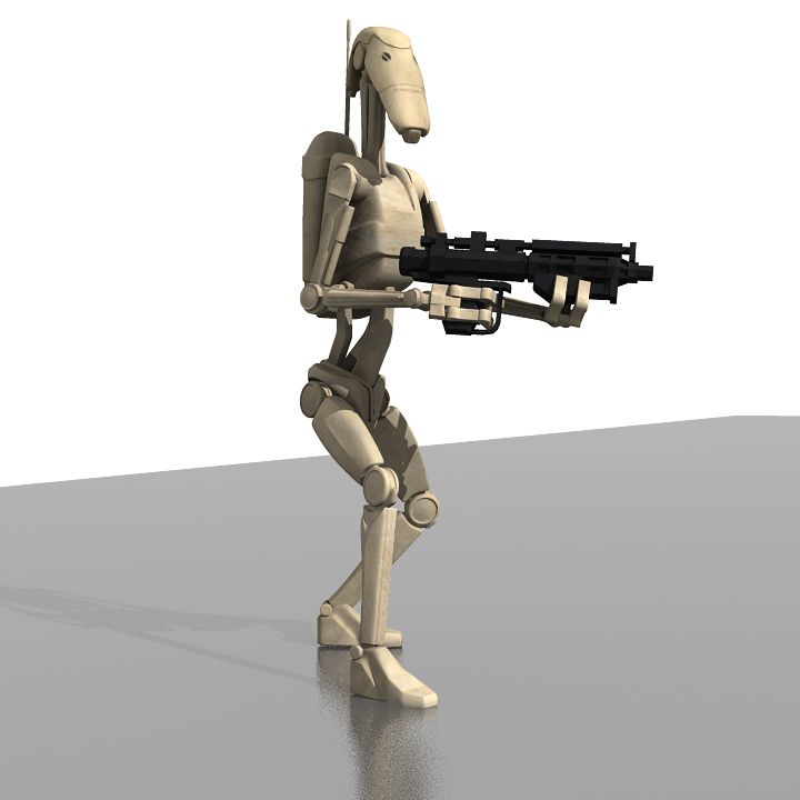 Droid de batalha 3d model